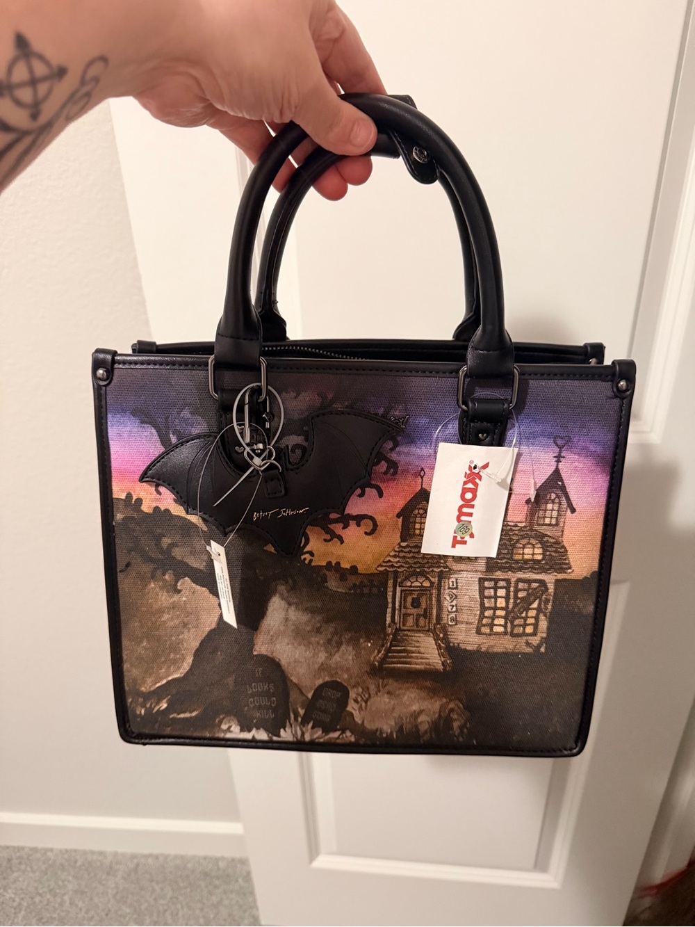 Betsey Johnson Haunted House Tote 2026